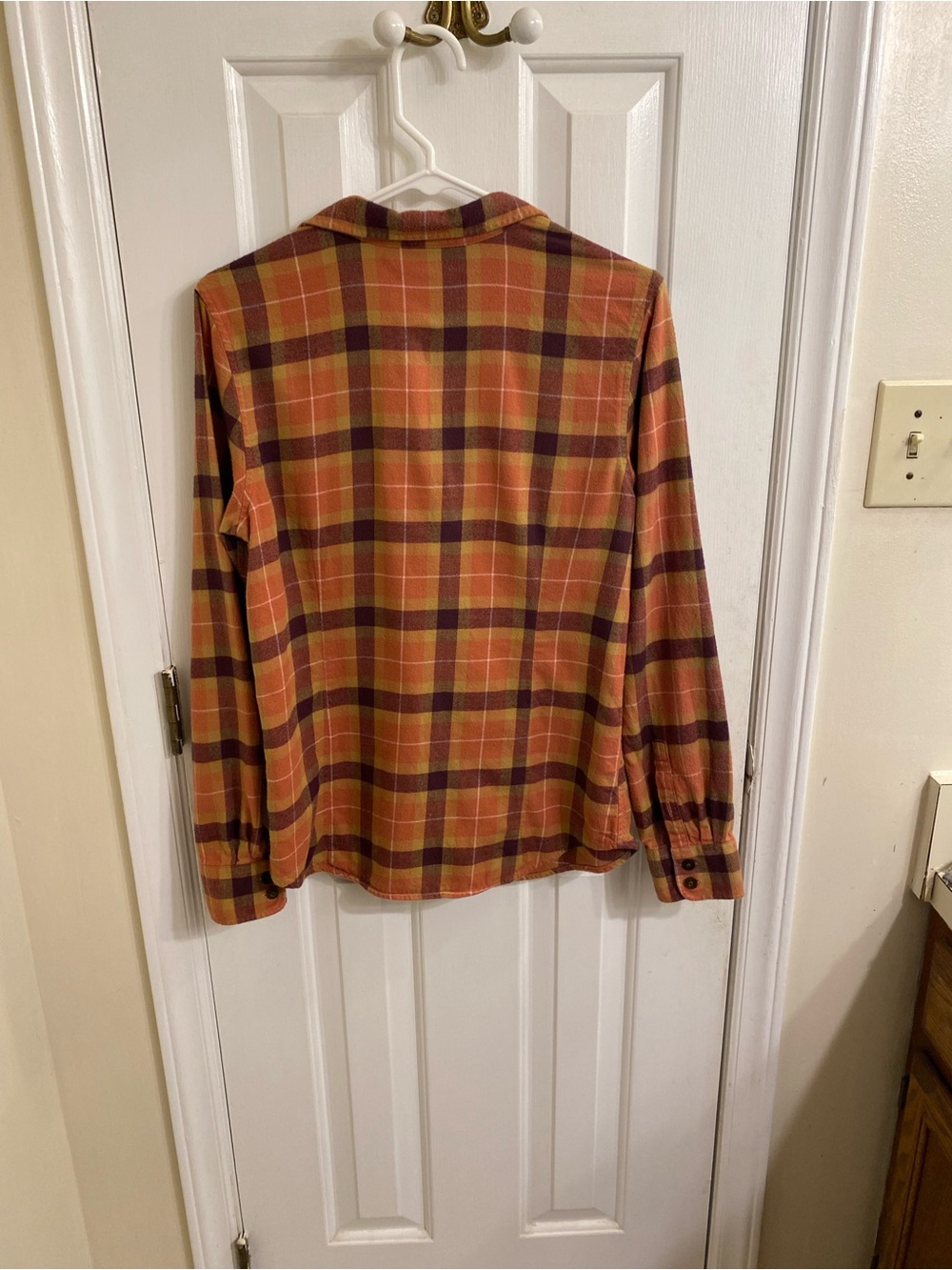 PATAGONIA ORGANIC COTTON PERFECT FALL PLAID FLANNEL SHIRT COZY SOFT SIZE SMALL - Picture 10 of 14